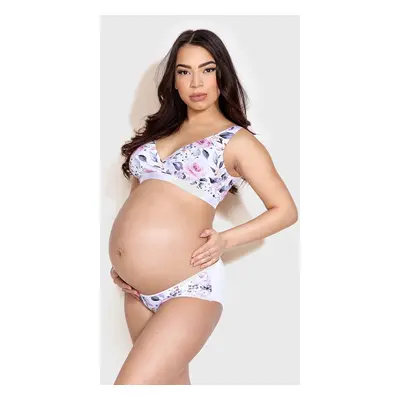 Figi Mitex Mama Panty Flowers K S-2XL květiny