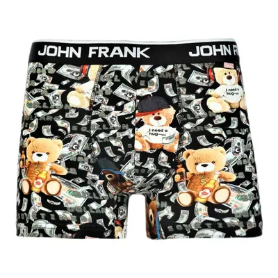 Pánské boxerky John Frank JFBD312 černá