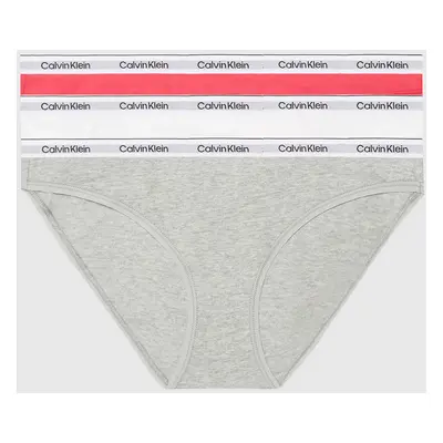 Dámské kalhotky 3Pack 000QD5207E NP4 vícebarevné - Calvin Klein