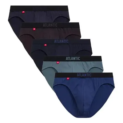 Pánské slipy 5 pack 004/2 - Atlantic vícebarevná