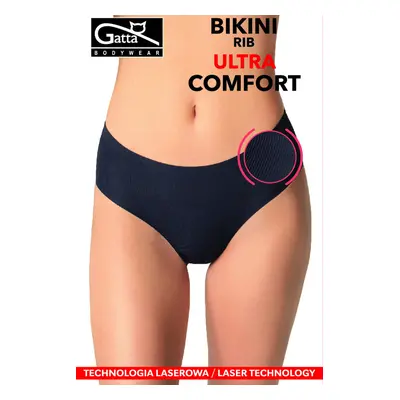 Dámské kalhotky - BIKINI RIB ULTRA COMFORT černá