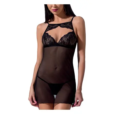 Passion Veronique chemise kolor:black