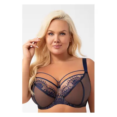 PARADISE K496 NAVY BLUE SOFT BRA tmavě modrá