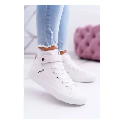 Insulated Leather Sneakers BIG STAR White