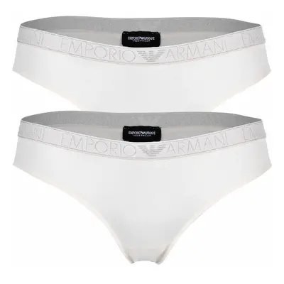 Dámské kalhotky 2PACK 163334 3F223 09210 ecru - Emporio Armani