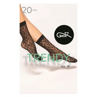 Ponožky Gatta Trendy wz.14 20 den nero