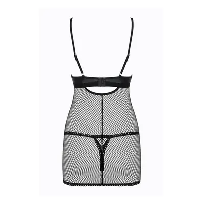 Erotická košilka Redella chemise - OBSESSIVE černá