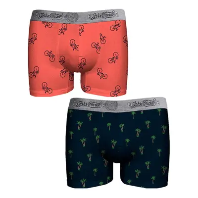 Pánské boxerky John Frank JF2BEF28 2Pack Dle obrázku