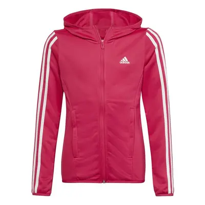 Adidas Designed 2 Move 3-Stripes Hoodie Full Zip Jr HM4485 mikina s kapucí