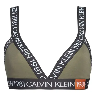 Podprsenka bez kostice QF5447E-7GV khaki - Calvin Klein khaki