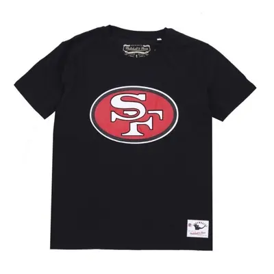 Mitchell & Ness NFL Team Logo Tee San Francisco M 49ERSS BMTRINTL1053-SF4BLCK T-Shirt