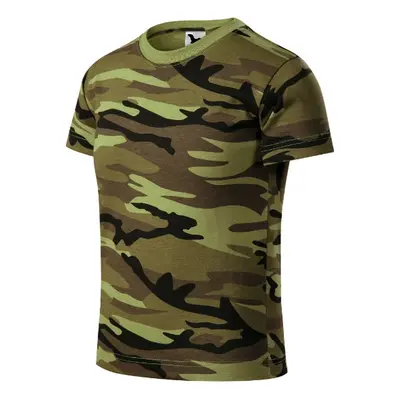 Camouflage tričko dětské camouflage green 110 cm/4 roky