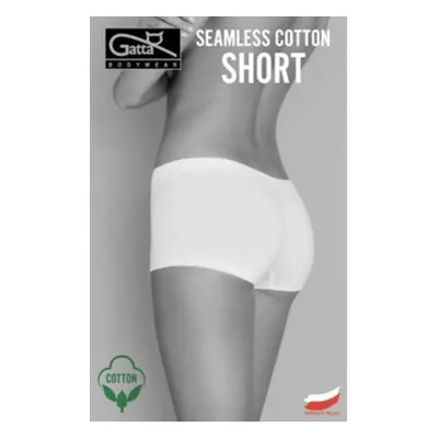 Dámské kalhotky Seamless cotton short - Gatta bílá