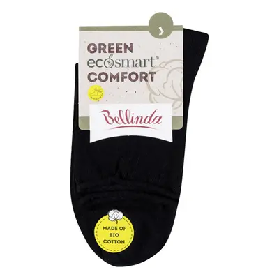 Dámské ponožky z bio bavlny s netlačícím lemem GREEN ECOSMART COMFORT SOCKS - BELLINDA - černá