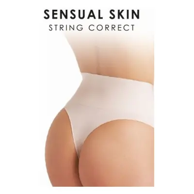 KALHOTKY - STRING CORRECT SENSUAL SKIN SVĚTLÁ NAHOTA 2