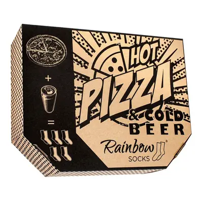 Sada Rainbow Socks Pizza & Beer 5 párů 36-40