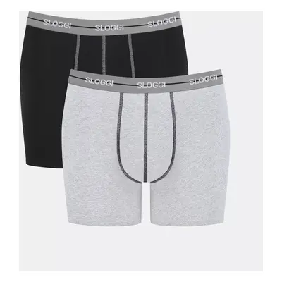 Pánské boxerky Start Short C2P box - GRAY - šedé M013 - SLOGGI GRAY