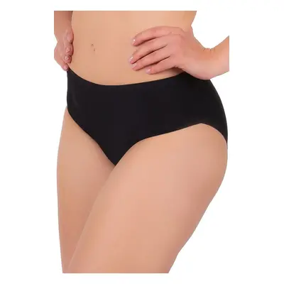 Bezešvé kalhotky Maxi Bikini černé