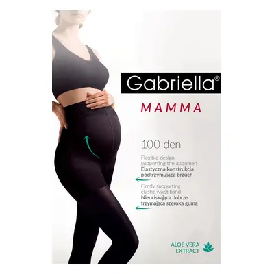 Těhotenské punčocháče 174 Mamma nero - GABRIELLA černá