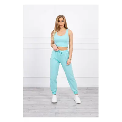 Set top+kalhoty mint UNI