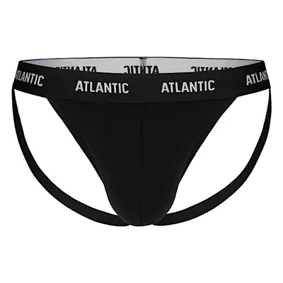 Pánské slipy 1571 Jockstrap black - Atlantic černá