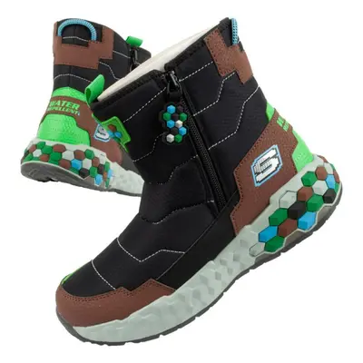 Skechers Jr sněhové boty 402216L/BKBR