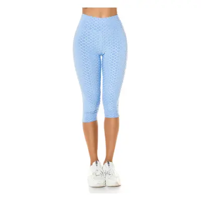 Sexy legíny s vysokým pasem 7/8 babyblue