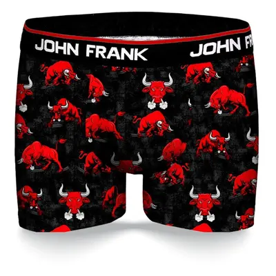 Pánské boxerky John Frank JFBD332 Černá