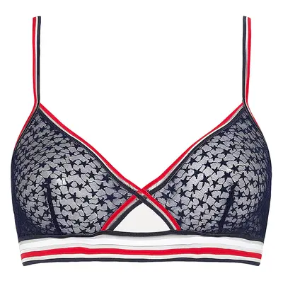 Dámská nevyztužená podprsenka Sheer Stripe UW0UW02762-DW5 - Tommy Hilfiger