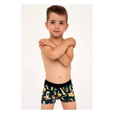 Chlapecké boxerky Cornette Kids Boy 701/143 Fungi 86-128 zelená