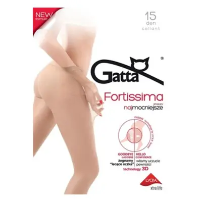 FORTISSIMA - Punčochové kalhoty 3D - GATTA zlatý