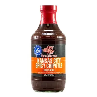 BBQ grilovací omáčka Kansas City Spicy Chipotle 558g