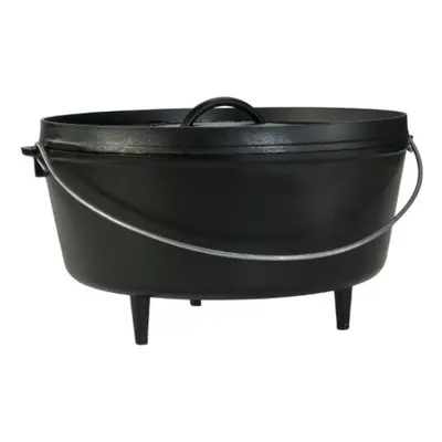 Dvojitý litinový hrnec Lodge Camp Dutch Oven s poklicí 9,4 l