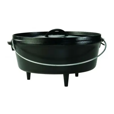 Dvojitý litinový hrnec Lodge Camp Dutch Oven s poklicí 3,8 l