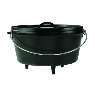 Dvojitý litinový hrnec Lodge Camp Dutch Oven s poklicí 7,6 l