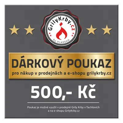 Dárkový poukaz na 500 Kč