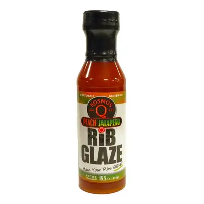 BBQ grilovací omáčka Peach Jalapeno Rib Glaze 439g