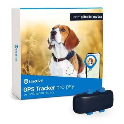 Tractive GPS DOG 4 – Tracker a monitor aktivity pro psy - Půlnoční modrá