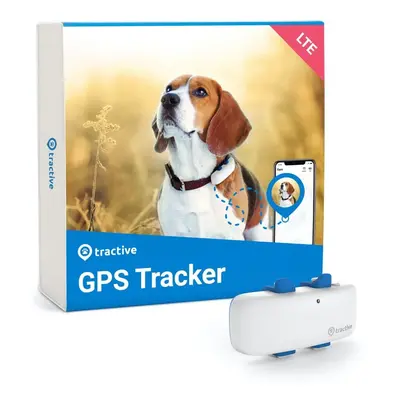 Tractive GPS DOG 4 – Tracker a monitor aktivity pro psy - Bílá