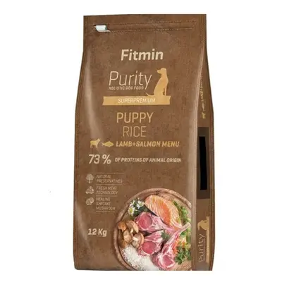 Fitmin Dog Purity Rice Puppy Lamb & Salmon 12 kg