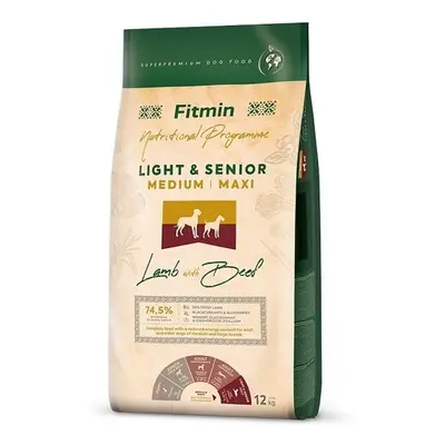 Fitmin Dog Medium/Maxi Light Senior Lamb With Beef 12 kg