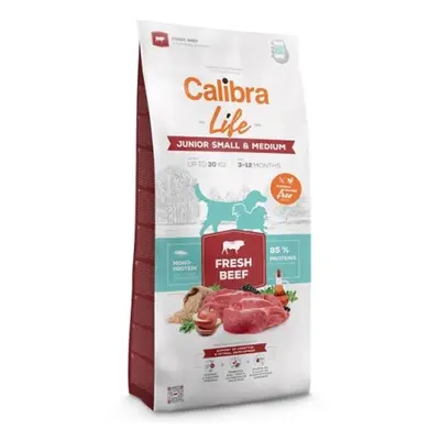 Calibra Dog Life Junior Small & Medium Fresh Beef 12 kg