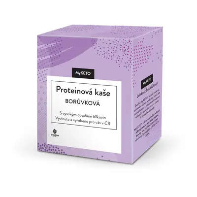 MyKETO Proteinová kaše s borůvkami a beta glukany 5 porcí