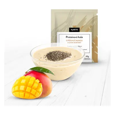 MyKETO Proteinová kaše s příchutí mango s chia semínky 5 porcí