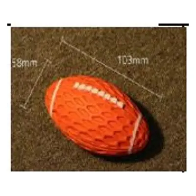 Reedog Rugby ball, gumová pískací hračka - Large 15 cm