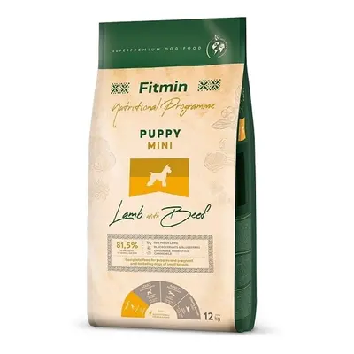 Fitmin Dog Mini Puppy Lamb With Beef 12 kg