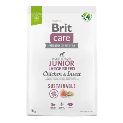 Brit Care Dog Sustainable Junior Large Breed Chicken & Insect 3 kg