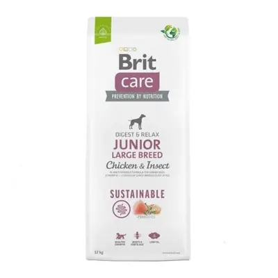 Brit Care Dog Sustainable Junior Large Breed Chicken & Insect 12 kg