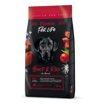 Fitmin Dog For Life Beef & Rice 12 kg