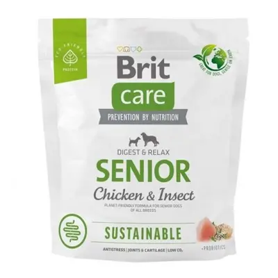 Brit Care Dog Sustainable Senior Chicken & Insect 1 kg